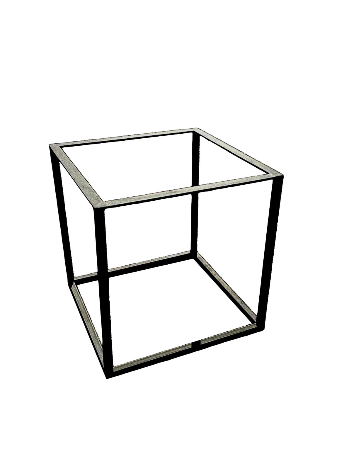 Piètement arrondi carré